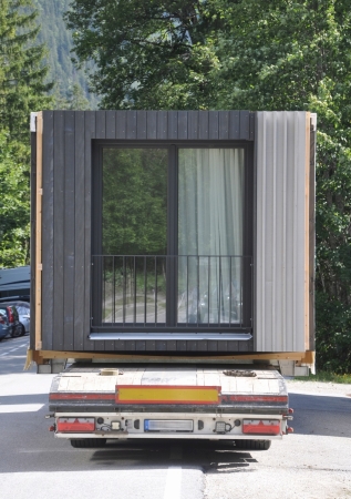 Transport der Raummodule