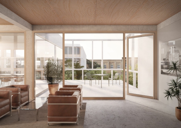 Anerkennung: gmp  Architekten von Gerkan, Marg und Partner und Dierks & Cramer Architekten (beide Berlin); Visualisierung