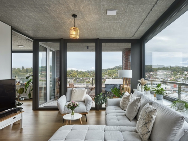 Wohngebude, Schule und Kindergarten in Winterthur von EM2N