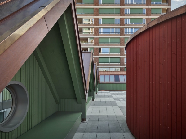 Wohngeb�ude, Schule und Kindergarten in Winterthur von EM2N