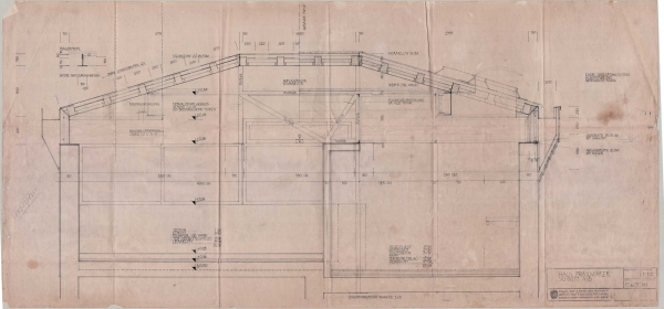 Historische Schnittzeichnung