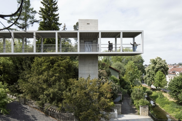 Fugngerbrcke von Ehl & Koumar Architekti in Litomyl