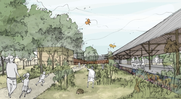 4. Preis: Machleidt (Berlin) mit UKL  Ulrich Krger Landschaftsarchitekten (Dresden)