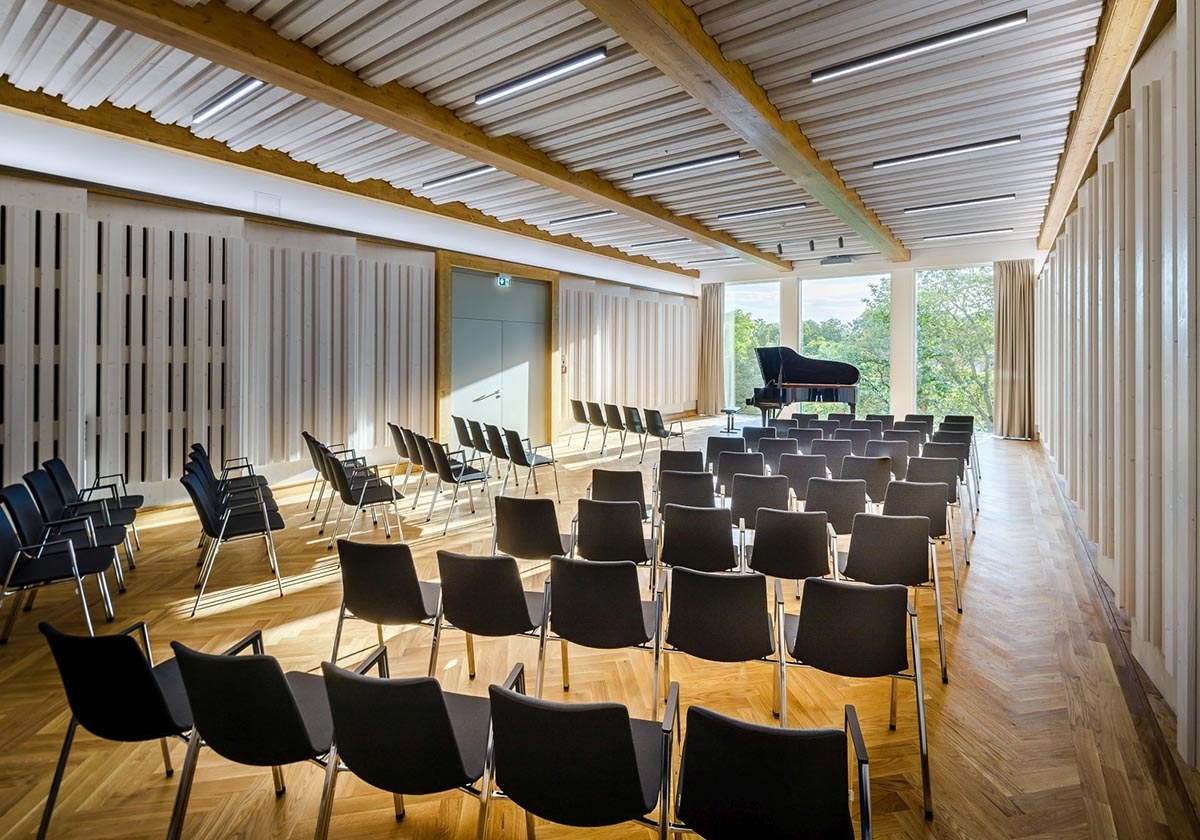 Aufgestockter Klangkörper
 - Konzertsaal in Mainz von mamuth