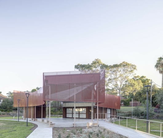 Gemeinschaftspavillon bei Sydney von Sam Crawford Architects