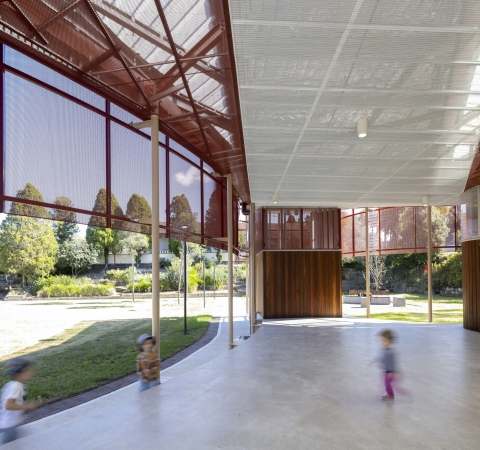 Gemeinschaftspavillon bei Sydney von Sam Crawford Architects