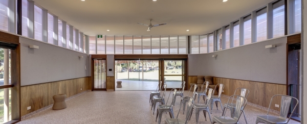 Gemeinschaftspavillon bei Sydney von Sam Crawford Architects