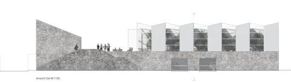 1. Preis: Pool Leber Architekten und Stadtplaner (M�nchen); Ostansicht