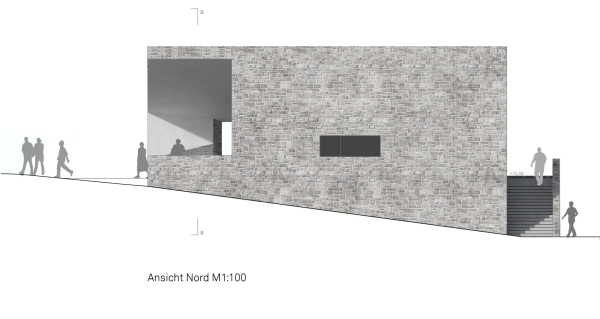 1. Preis: Pool Leber Architekten und Stadtplaner (M�nchen); S�dansicht