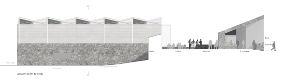 1. Preis: Pool Leber Architekten und Stadtplaner (M�nchen); Westansicht