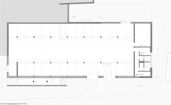 1. Preis: Pool Leber Architekten und Stadtplaner (M�nchen); Grundriss Erdgeschoss