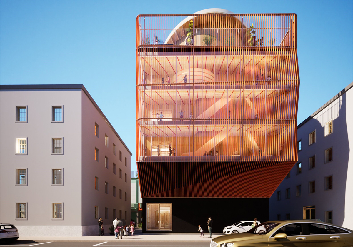 Kita mit Himmelswiese
 - Kéré Architecture und Hermann Kaufmann + Partner planen in München
