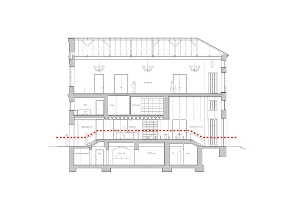 Durchgehendes Erdgeschoss vom Eingang bis zum Garten