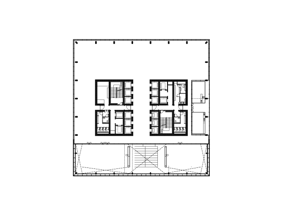 Regelgeschoss Hochhaus