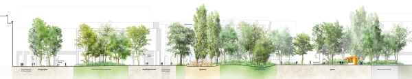 1. Preis: Atelier Loidl Landschaftsarchitekten (Berlin), Schnitt