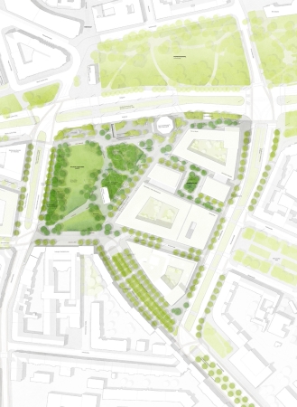 2. Preis: Planorama Landschaftsarchitektur, Maik B�hmer (Berlin), Lageplan