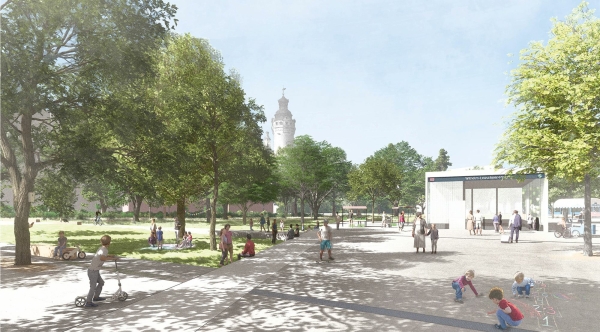 3. Preis: Därr Landschaftsarchitekten (Halle an der Saale)