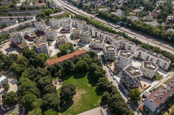 Kategorie Intelligente Nachverdichtung: 3. Preis Neubau Wohnquartier Ludlstra�e, M�nchen