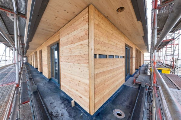 Kategorie �kologische Wirklichkeit: 3. Preis Holzbauhochhaus �Roots�, Hamburg