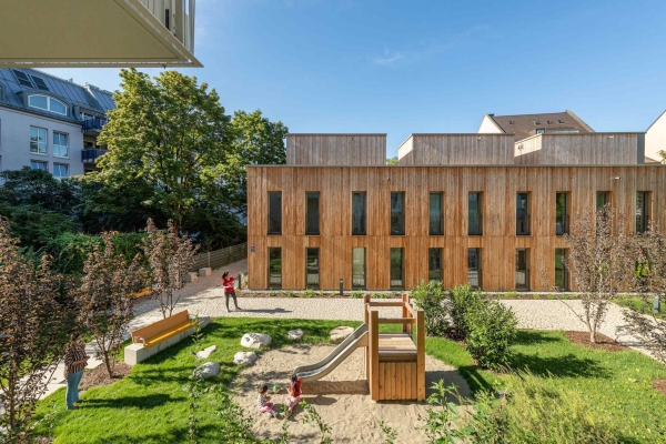 Kategorie Intelligente Nachverdichtung: 2. Preis Wohnbebauung Weinbauernstra�e, M�nchen