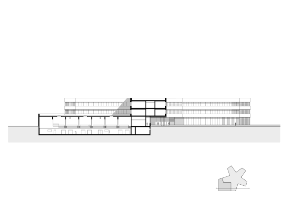 Längsschnitte (Sporthalle)