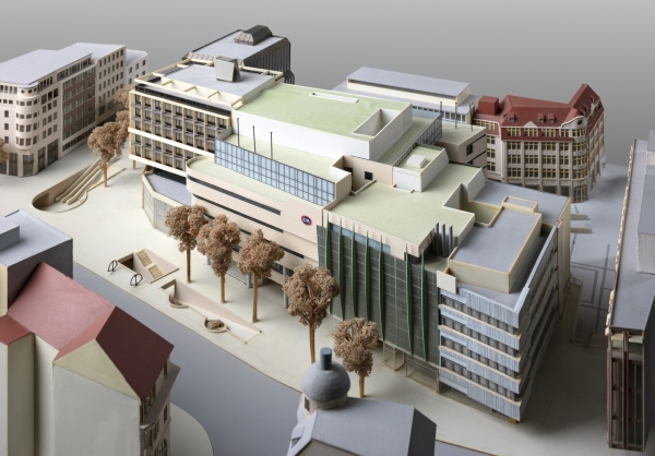 Architekturmodell, C&A Stuttgart, um 1991