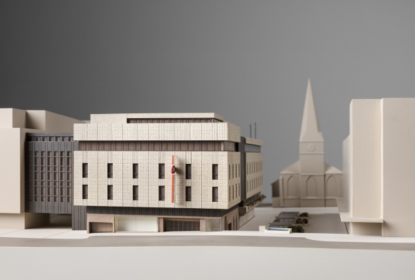 Architekturmodell, C&A Essen, um 1980