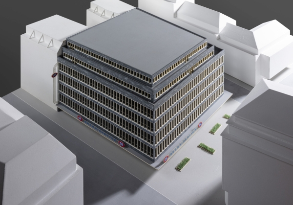 Architekturmodell, C&A Hamburg, um 1970