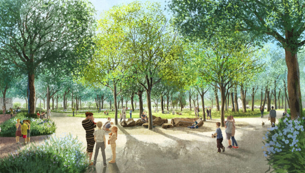 Franz Reschke Landschaftsarchitekten (Berlin) planen Hafenpark in Rdesheim