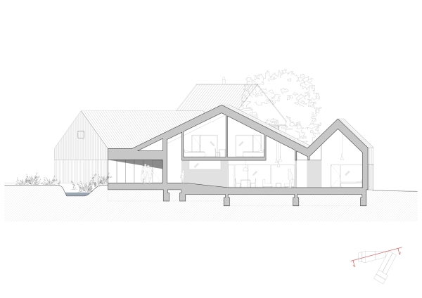 Schnitt Wohnhaus (Neubau)