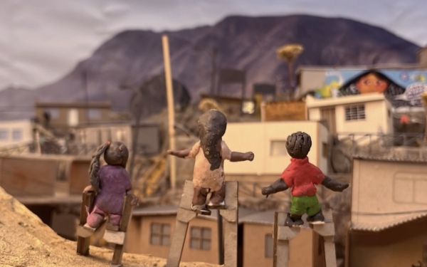 Filmstill aus „La Memoria de la Primera Lucha de La Balanza“ von Juana Joceline Acevedo Hülsbusch