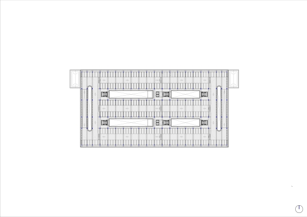 Typenentwurf Parkhaus, schematischer Grundriss