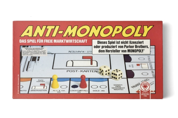 „Anti-Monopoly. Das Spiel für freie Marktwirtschaft“, 1983, Hersteller: Altenburg-Stralsunder Spielkartenfabriken AG