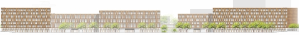 Platz 2: Meurer Generalplaner mit architecture + amnagement (Luxemburg) mit HDK DUTT & KIST; Ansicht vom Inneren Grngrtel