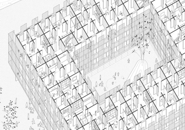 Modulus Matrix 85 Social Housing Cornella von Peris+Toral Arquitectes (Barcelona)