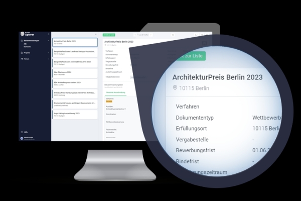 ber die Listenansicht hinaus ist dabei sowohl die effiziente Bearbeitung innerhalb der Plattform als auch die bertragung in ein weiterfhrendes (CRM-) System mglich.