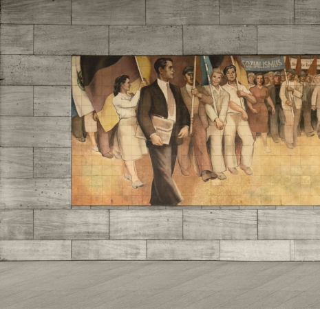 Berlin, Bundesministerium der Finanzen / ehem. Haus der Ministerien, Aufbau der Republik, 1953, Max Lingner