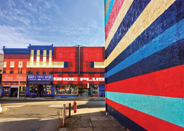 �Philly Painting�, ein Projekt des Amsterdamer K�nstlerduos Hass&Hahn im �ffentlichen Raum von Philadelphia, 2011