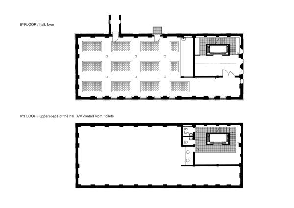 Grundriss 5. Obergeschoss und Dachgeschoss