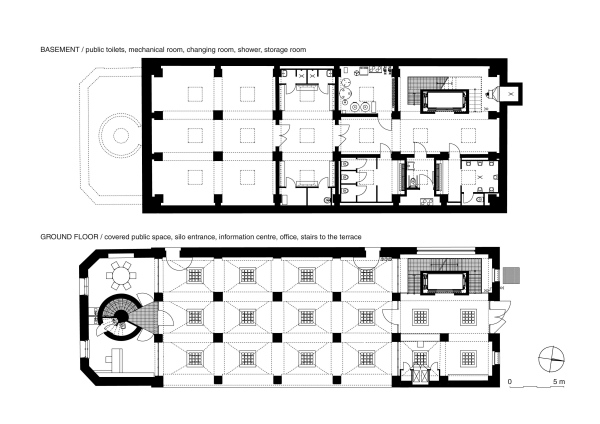 Grundriss Unter- und Erdgeschoss