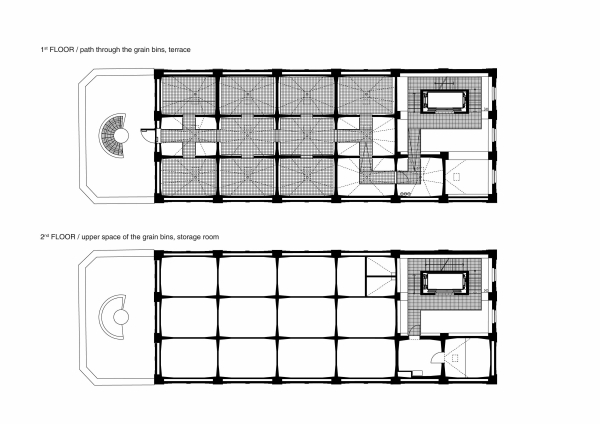 Grundriss 1. und 2. Obergeschoss
