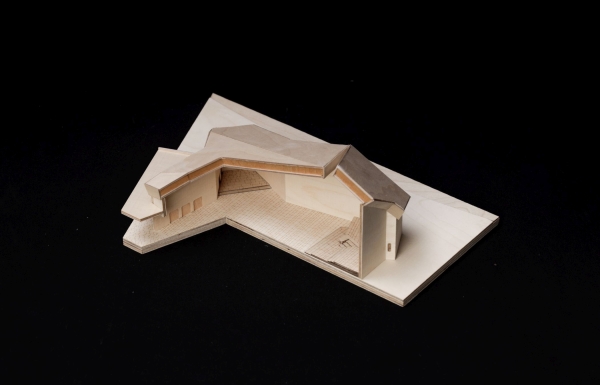 Hans Scharoun: Johannes-Kirche in Bochum (1965-1968), Schnittmodell