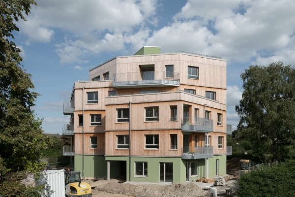 Auszeichnung: Mehrfamilienhaus „Miteinander im Wiesental“ in Aachen von office03 // Waldmann und Jungblut Architekten (Köln), Bauherrschaft: Ko-Operativ eG