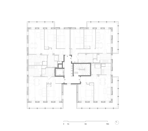 Grundriss 3. Obergeschoss E2B3 Nachnutzung