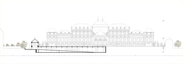 2. Platz: ARGE Studio Patrick Pregesbauer und Pietro Maria Romagnoli (Wien/Zrich), Schnitt