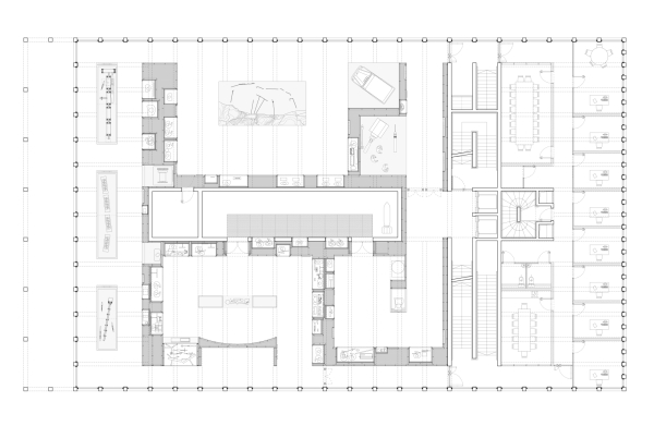 Detail Grundriss Ausstellungsrundgang