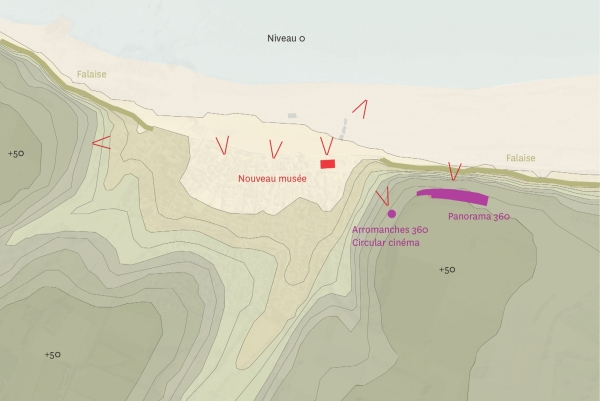 Lageplan und Topografie