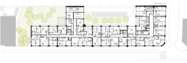 Gebude C, Grundriss 3. Obergeschoss