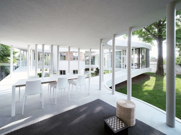 Wohnhauserweiterung in Ljubljana von OFIS Arhitekti