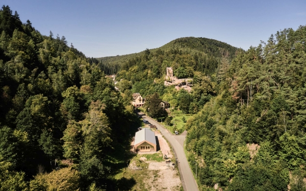 Versuchsbau der RPTU Kaiserslautern in Diemerstein